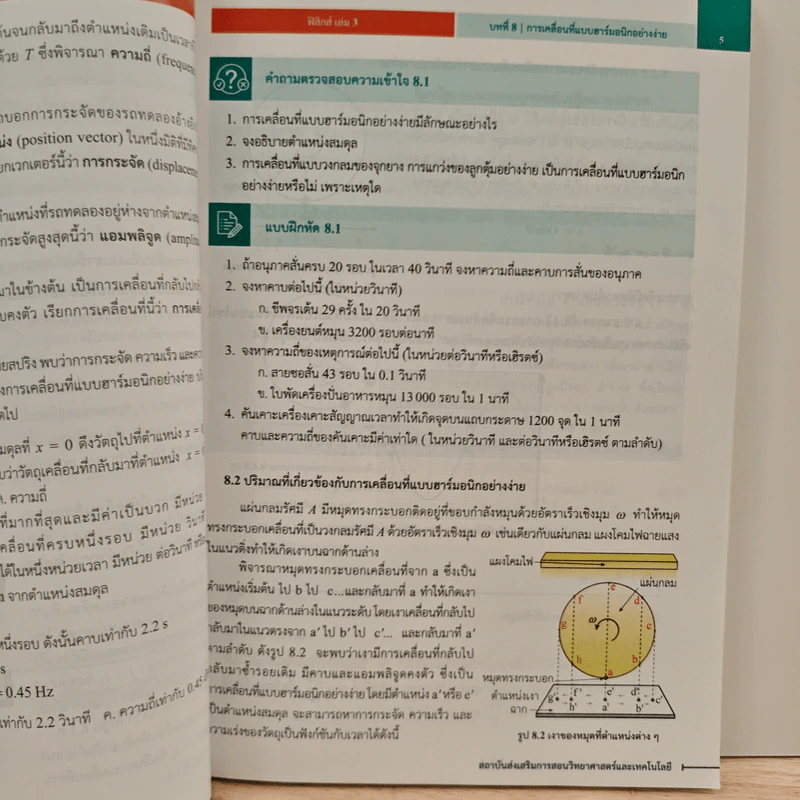 หนังสือเรียนรายวิชาเพิ่มเติมวิทยาศาสตร์และเทคโนโลยี ชั้นมัธยมศึกษาปีที่ 5 พิสิกศ์ เล่ม 3 รูปที่ 9