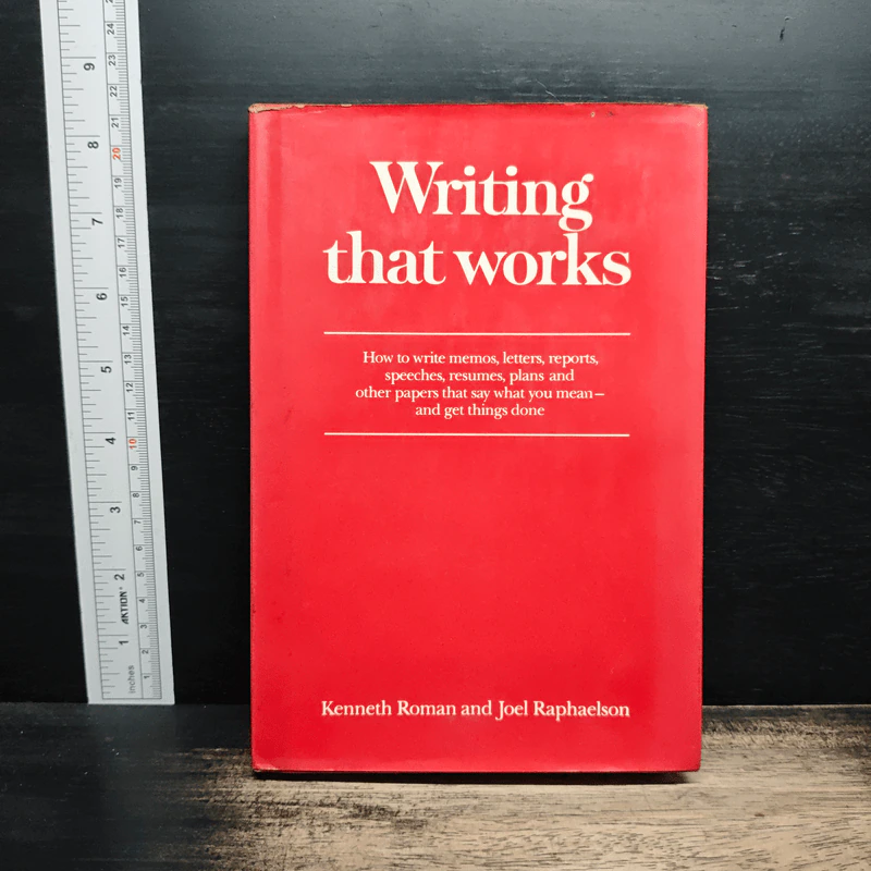 Writing That Works - Kenneth Roman รูปที่ 1