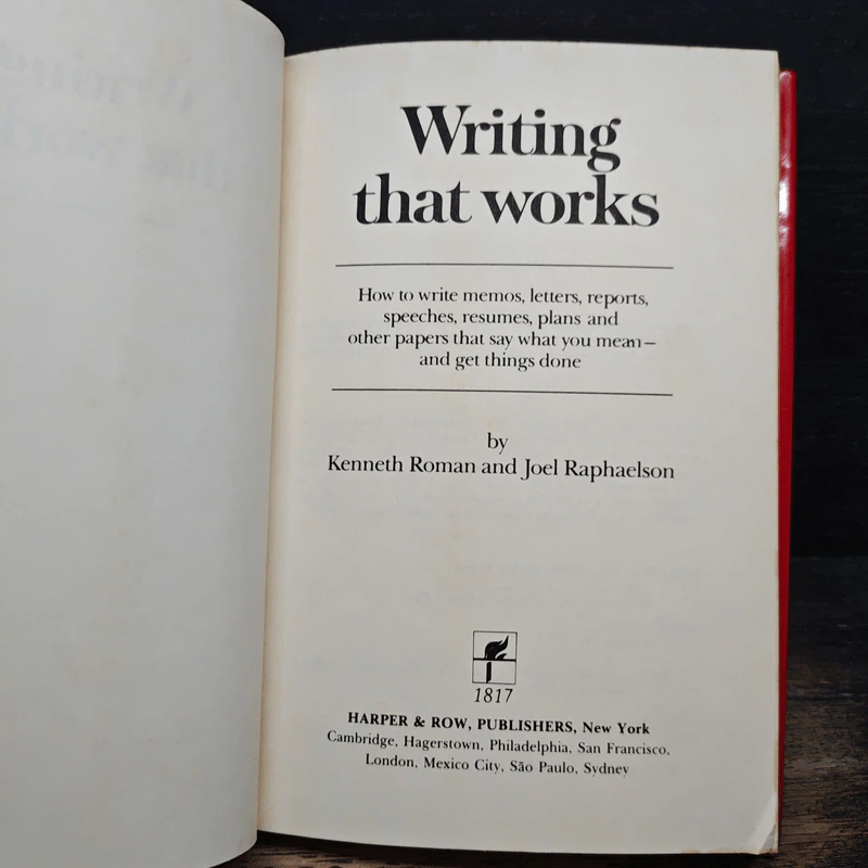 Writing That Works - Kenneth Roman รูปที่ 6