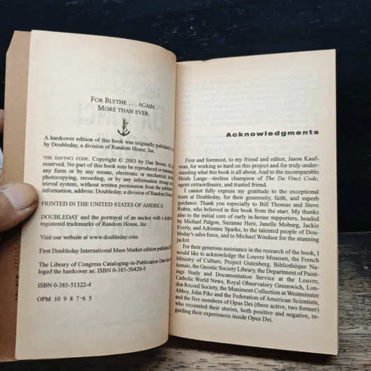 The Da Vinci Code - Dan Brown รูปที่ 6