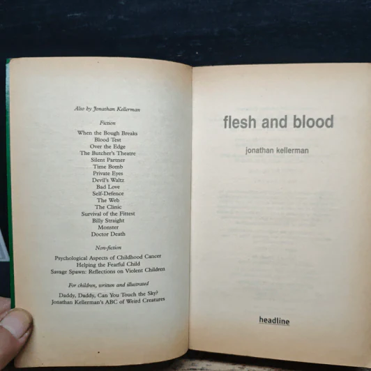 Flesh and Blood - Jonathan Kellerman รูปที่ 6