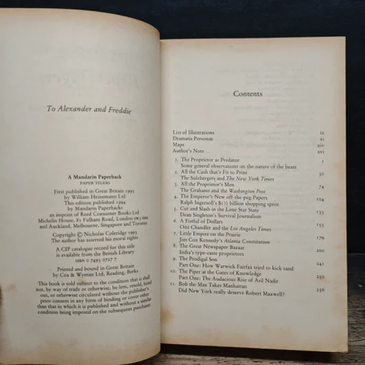 Paper Tigers - Nicholas Coleridge รูปที่ 7