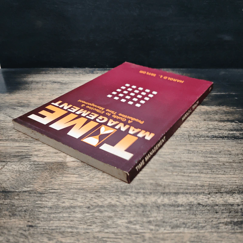 Time Management - Harold L. Taylor. รูปที่ 5