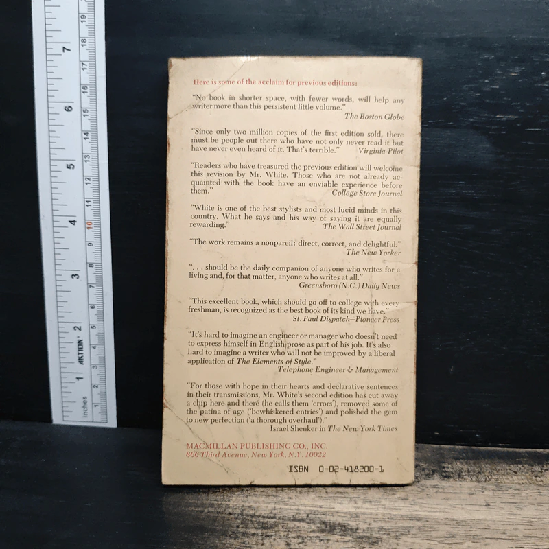 The Elements of Style - William Strunk Jr., E.B.White รูปที่ 2