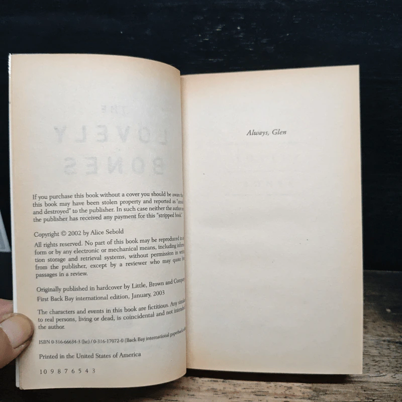 The Lovely Bones - Alice Sebold รูปที่ 6