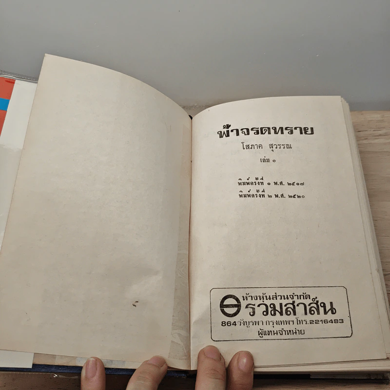 ฟ้าจรดทราย 2 เล่มจบ - โสภาค สุวรรณ รูปที่ 6
