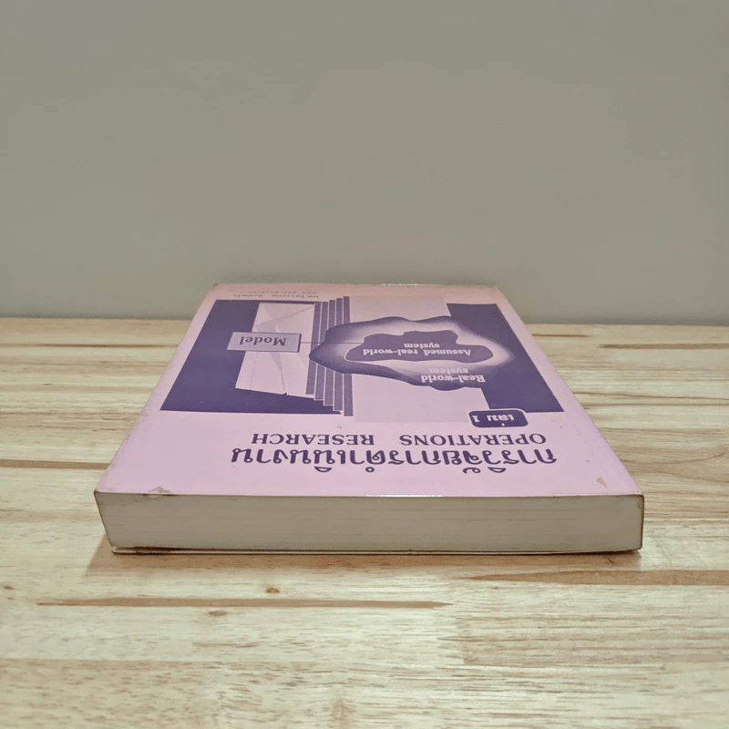 การวิจัยการดำเนินงาน เล่ม 1 รูปที่ 4