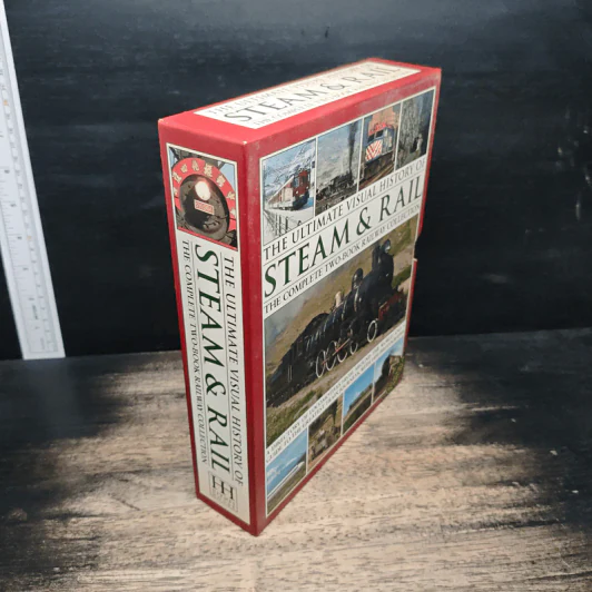 Boxset The Ultimate Visual History of Steam & Rail 2 Books รูปที่ 4