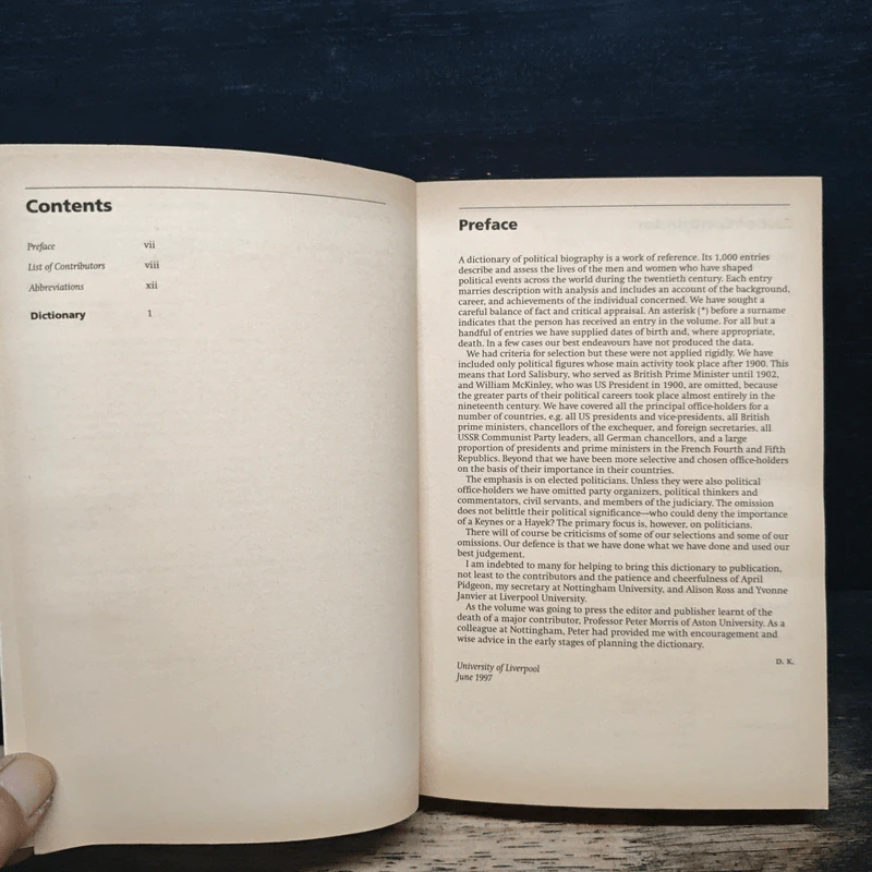 Oxford Dictionary of Political Biography รูปที่ 7