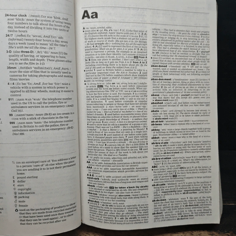 Oxford Advanced Learner's Dictionary รูปที่ 8