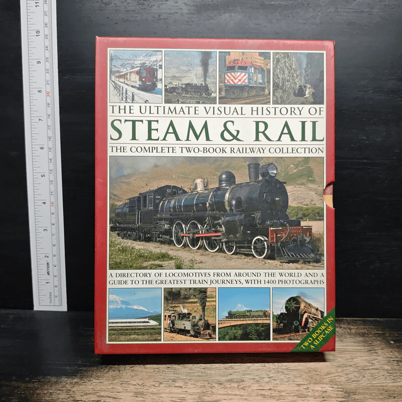 Boxset The Ultimate Visual History of Steam & Rail 2 Books รูปที่ 1