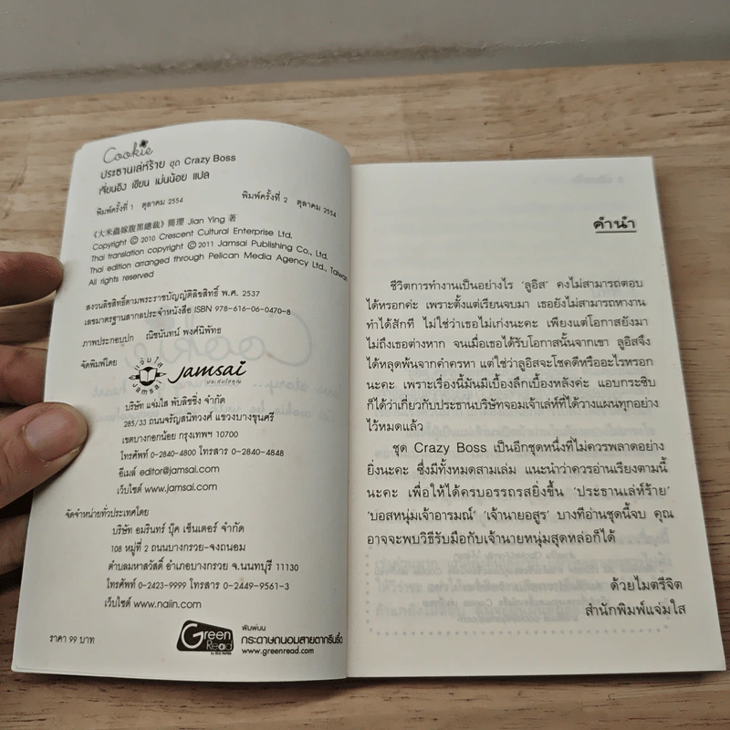 ประธานเล่ห์ร้าย ชุด Crazy Boss - เจี่ยนอิง, เม่นน้อย รูปที่ 6