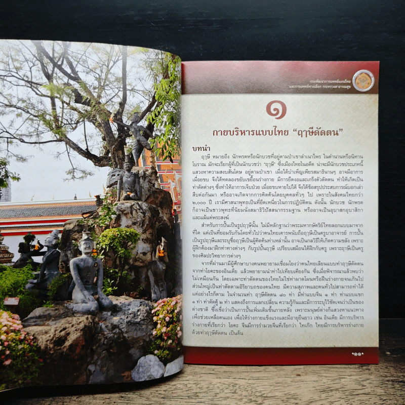 ฤาษีดัดตน ขยับกาย สบายชีวี ด้วยกายบริหารแบบไทย ฤาษีดัดตนพื้นฐาน 15 ท่า รูปที่ 9