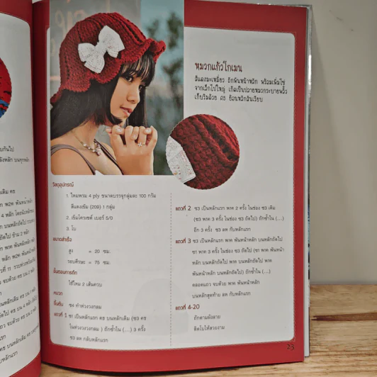 หนังสือ Crochet Fashion หมวก-ผ้าพันคอ รูปที่ 9