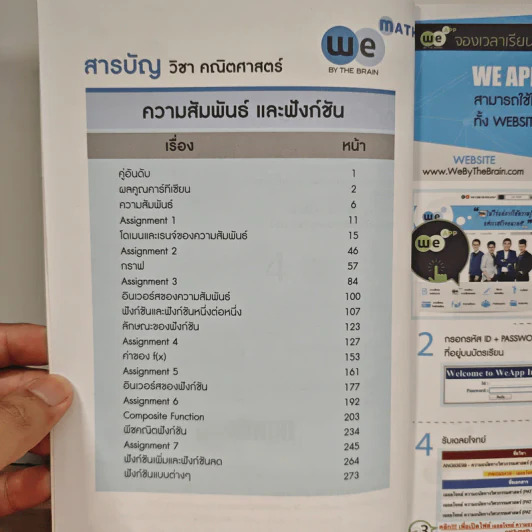Math M.4 Relations And Functions - We By The Brain รูปที่ 6