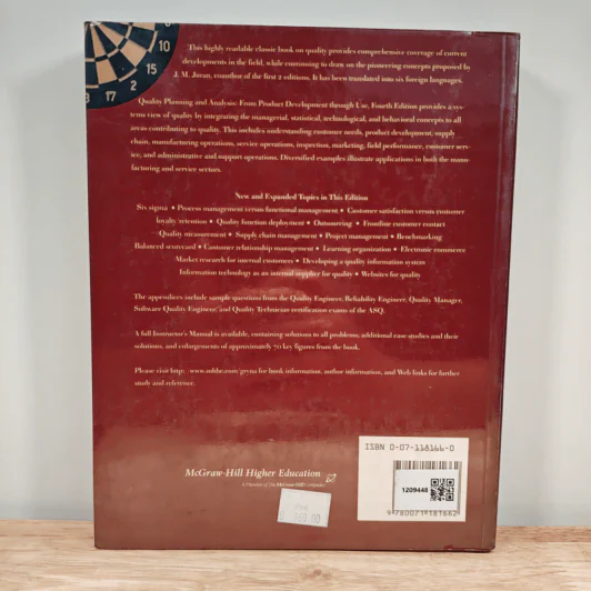Quality Planning and Analysis: From Product Development Through Use - Frank M. Gryna รูปที่ 5