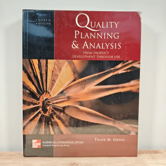 Quality Planning and Analysis: From Product Development Through Use - Frank M. Gryna รูปที่ 1