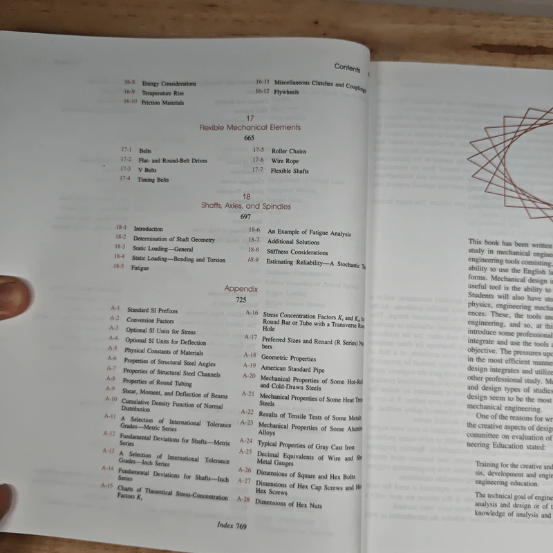 Mechanical Engineering Design - Joseph E. Shigley, Charles R. Mischke รูปที่ 9