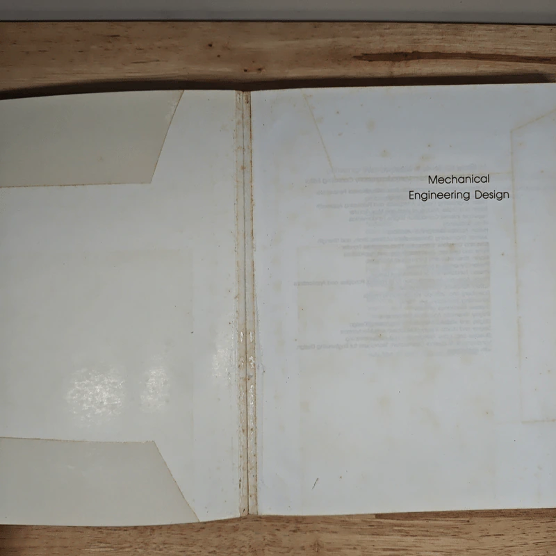 Mechanical Engineering Design - Joseph E. Shigley, Charles R. Mischke รูปที่ 4