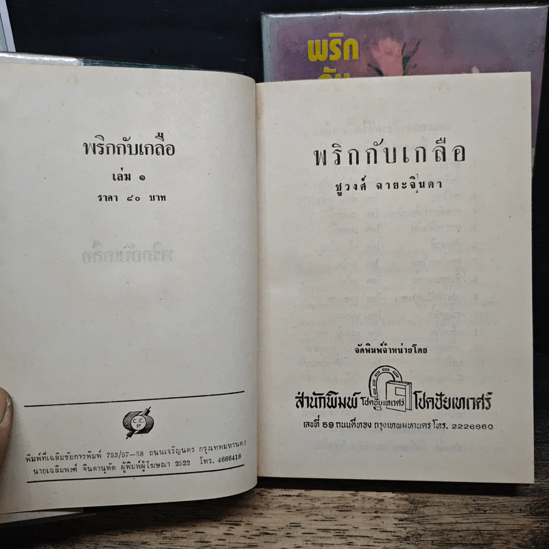 พริกกับเกลือ 2 เล่มจบ - ชูวงศ์ ฉายะจินดา รูปที่ 6