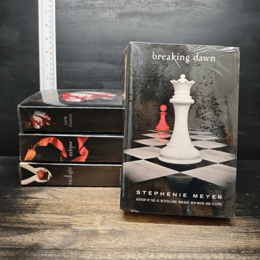 The Twilight Saga 4 Books Twilight + Eclipse + New Moon + Breaking Dawn - Stephenie Meyer รูปที่ 1