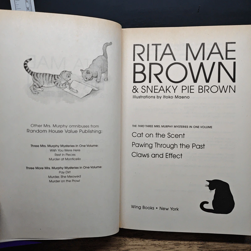 Rita Mae Brown:The Third Three Mrs. Murphy Mysteries in One Volume: Cat on the Scent; Pawing Through the Past; Claws and Effect รูปที่ 6