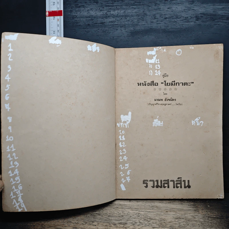 คู่มือหนังสือ โยมีกาตะ รูปที่ 6
