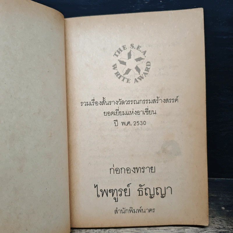 ก่อกองทราย - ไพฑูรย์ ธัญญา รูปที่ 6
