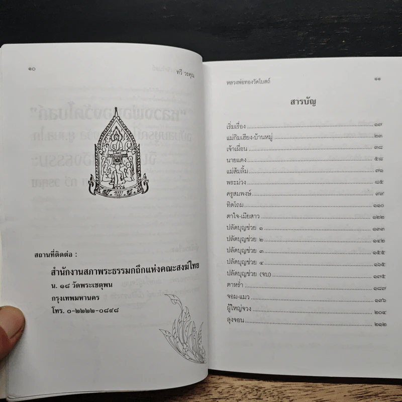หลวงพ่อทองวัดโบสถ์ - ทวี วรคุณ รูปที่ 7