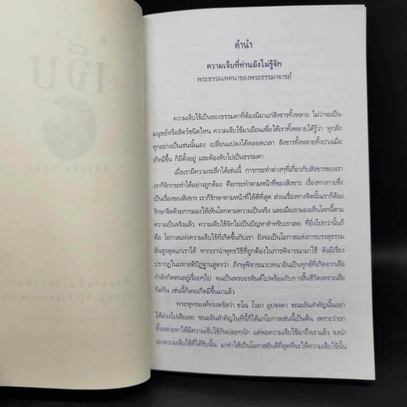 รวมพระธรรมเทศนาของพระธรรมมาจารย์ เรื่อง ความเจ็บ รูปที่ 8