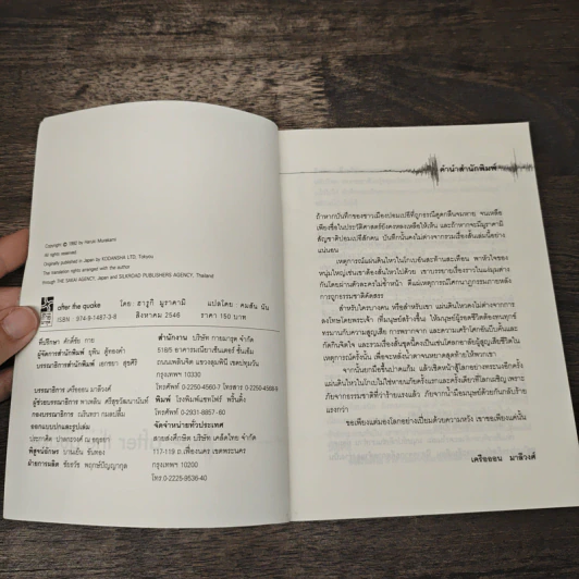 After the Quake อาฟเตอร์เดอะเควก - Haruki Murakami รูปที่ 6