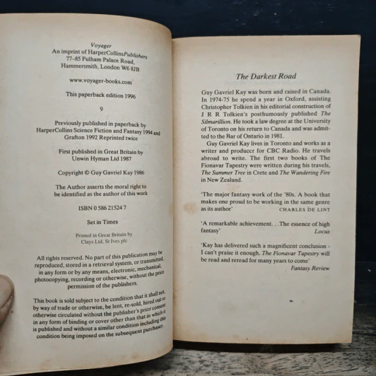 The Darkest Road - Guy Gavriel Kay รูปที่ 6