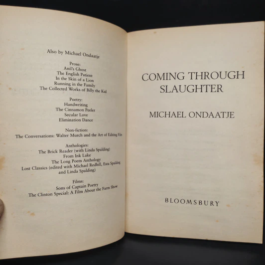 Coming Through Slaughter - Michael Ondaatje รูปที่ 5