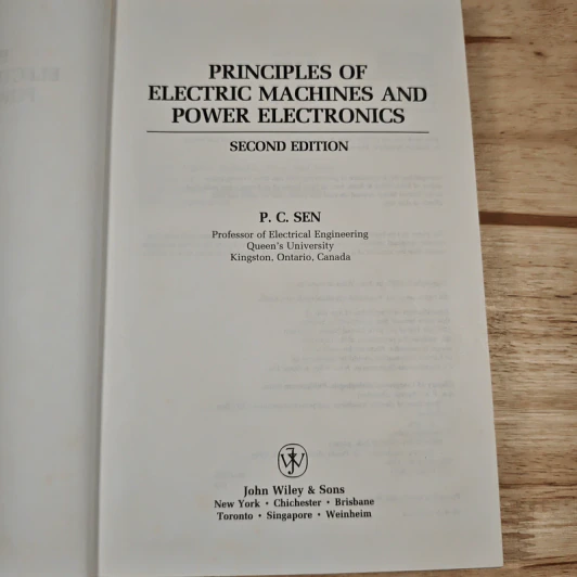 Principles Of Electric Machines And Power Electronics - P.C. Sen รูปที่ 8