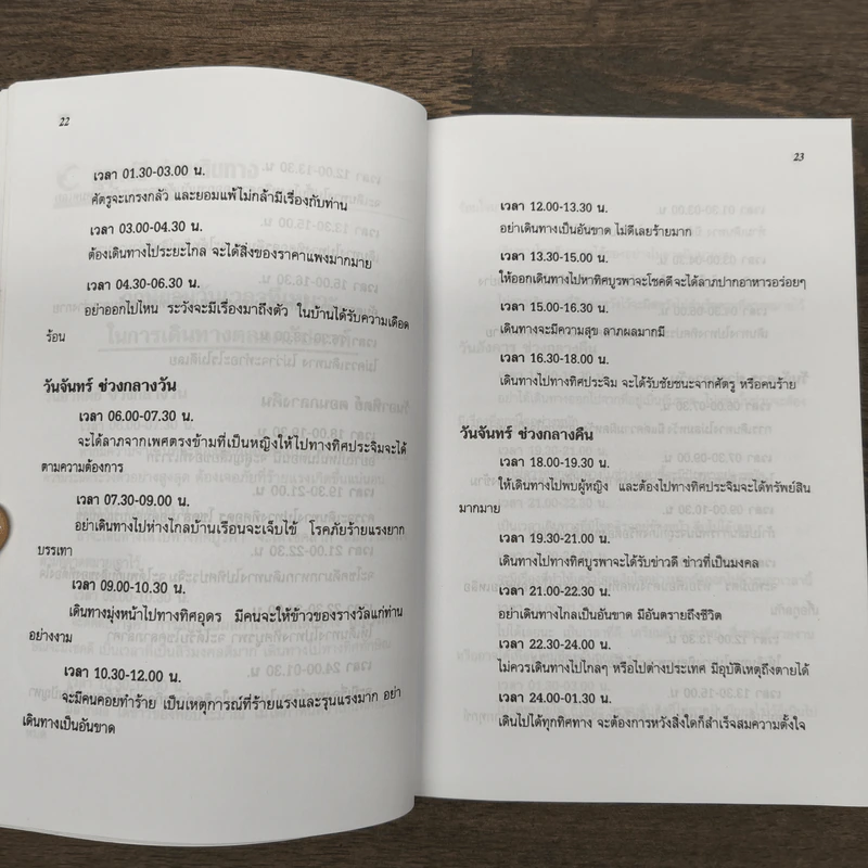 คู่มือดูฤกษ์ดูยาม - ฉัตรชารี รูปที่ 9