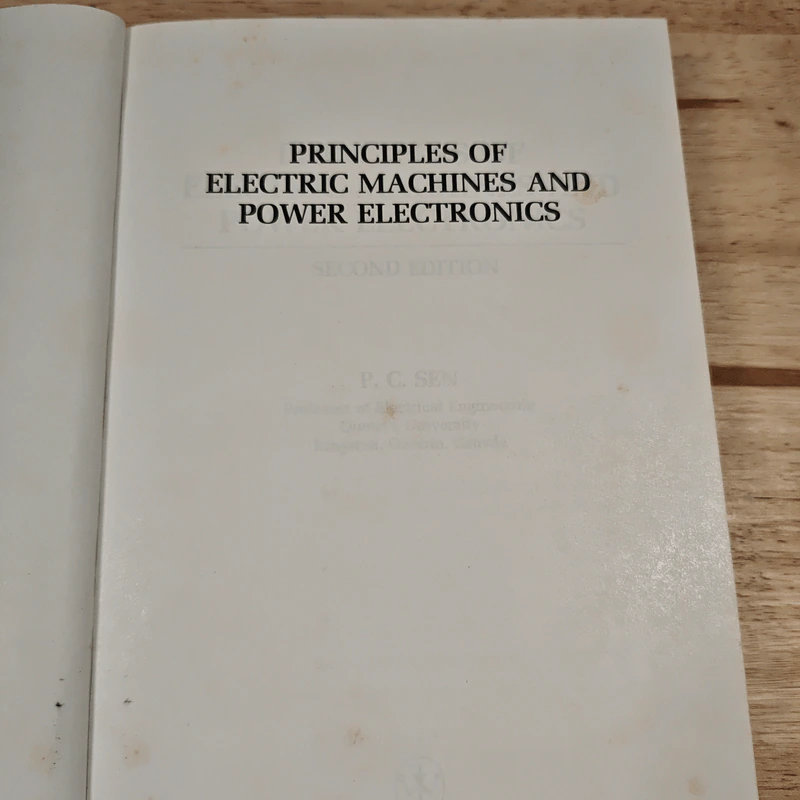 Principles Of Electric Machines And Power Electronics - P.C. Sen รูปที่ 7
