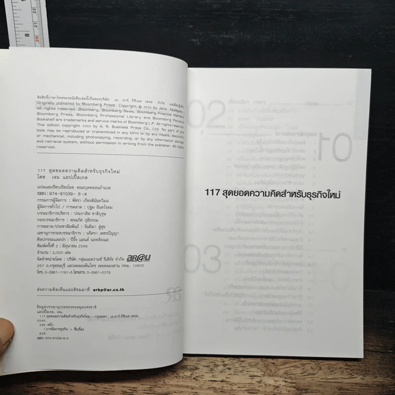 117 สุดยอดความคิด สำหรับธุรกิจใหม่ - เจน แอปเปิ้ลเกต รูปที่ 6