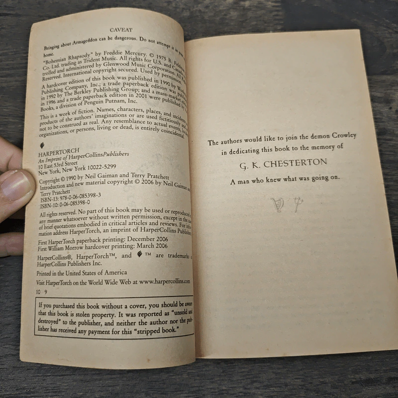Good Omens - Terry Pratchett, Neil Gaiman รูปที่ 6