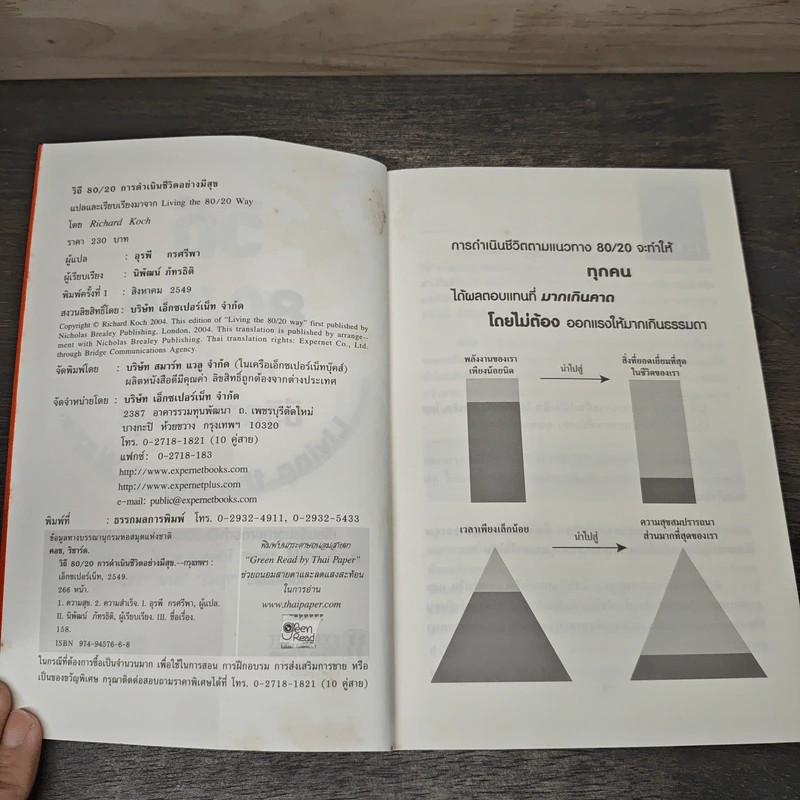วิถี 80/20 การดำเนินชีวิตอย่างมีสุข Living the 80/20 Way - Richard Koch รูปที่ 6