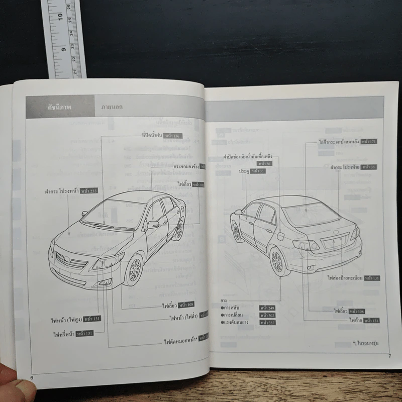 คู่มือการใช้รถ Toyota รุ่น Corolla - Toyota รูปที่ 9