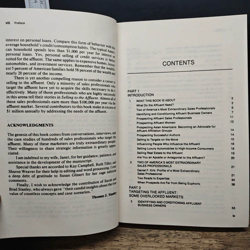 Selling to the Affluent - Dr.Thomas J. Stanley รูปที่ 7