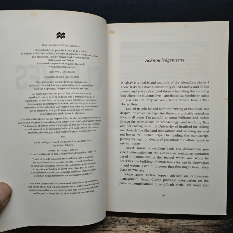 Red Bones - Ann Cleeves รูปที่ 6