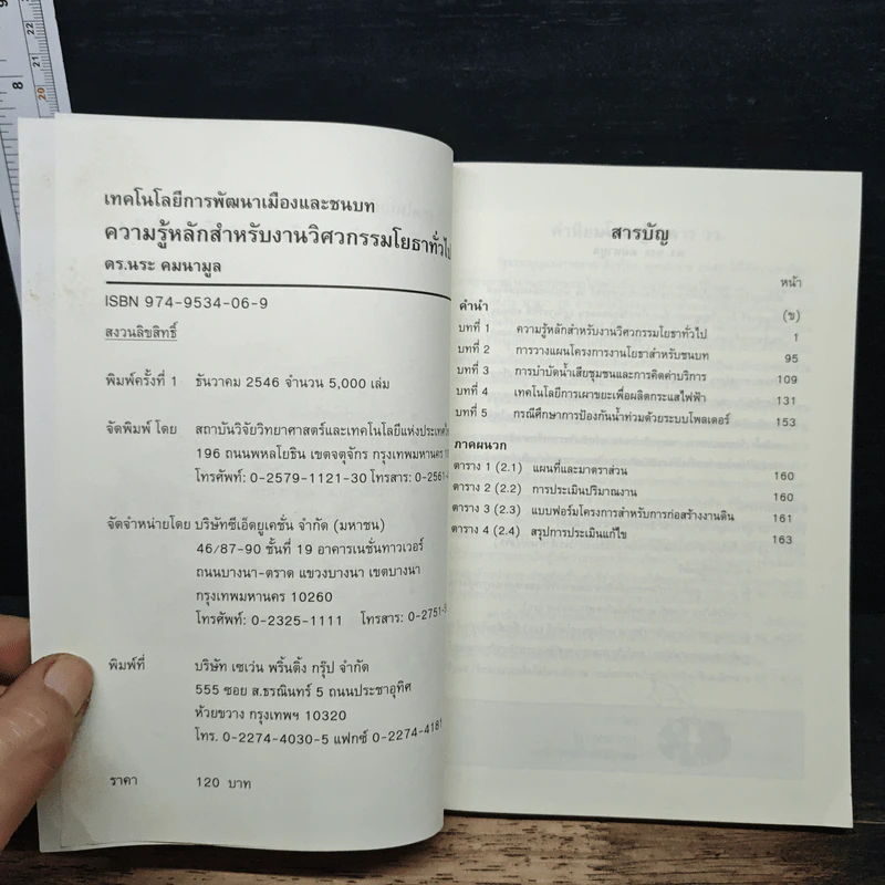 เทคโนโลยีการพัฒนาเมืองและชนบท ความรู้หลักสำหรับงานวิศวกรรมโยราทั่วไป - ตร.นระ คมนามูล รูปที่ 6