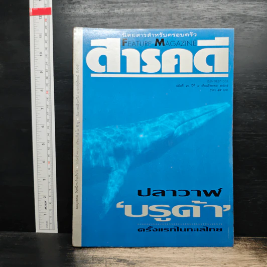 Feature Magazine สารคดี ฉบับที่ 90 ปีที่ 8 สิงหาคม 2535 ปลาวาฬ รูปที่ 1