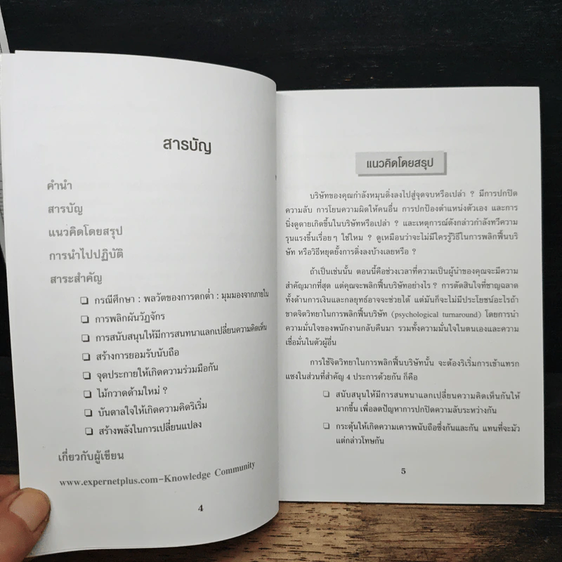 Leadership & Psychology of Turnarounds ภาวะผู้นำสำหรับการพลิกฟื้นบริษัท - Rosabeth Moss Kanter รูปที่ 7