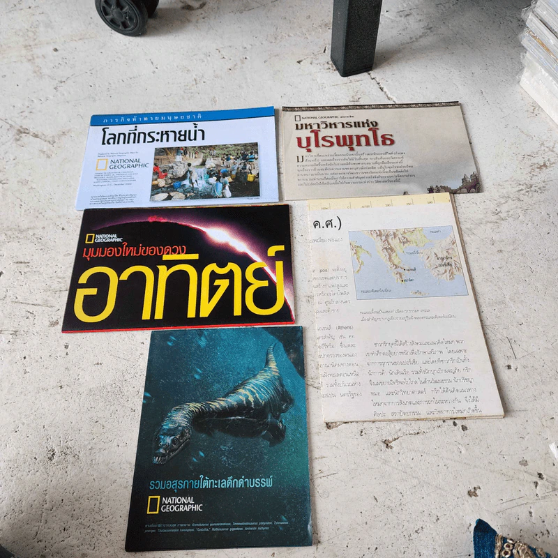 แผนที่ + แผ่นพับของแถมจากนิตยสาร National Geographic รูปที่ 8