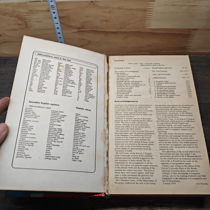 Oxford Advanced Learner's Dictionary of Current English - A.S.Hornby รูปที่ 6