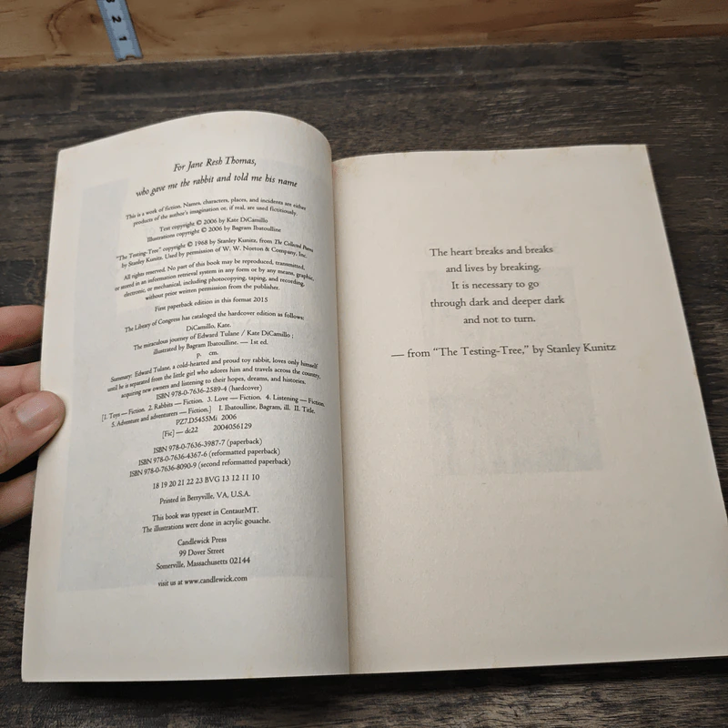 The Miraculous Journey of Edward Tulane - Kate DiCamillo รูปที่ 6