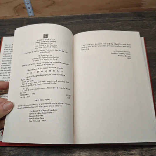 Harvey Penick's Little Red Book - Harvey Penick, Bud Shrake รูปที่ 6