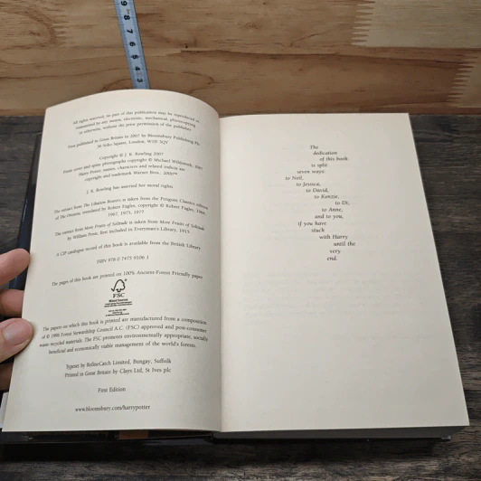 Harry Potter and the Deathly Hallows - J.K.Rowling รูปที่ 6